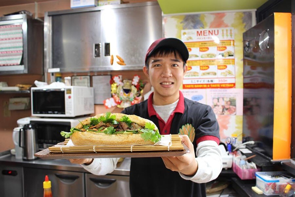 Anh Thanh Tâm, sáng lập thương hiệu "Bánh Mì Xin Chào" ở Nhật Bản (Ảnh: Thanh Tâm).